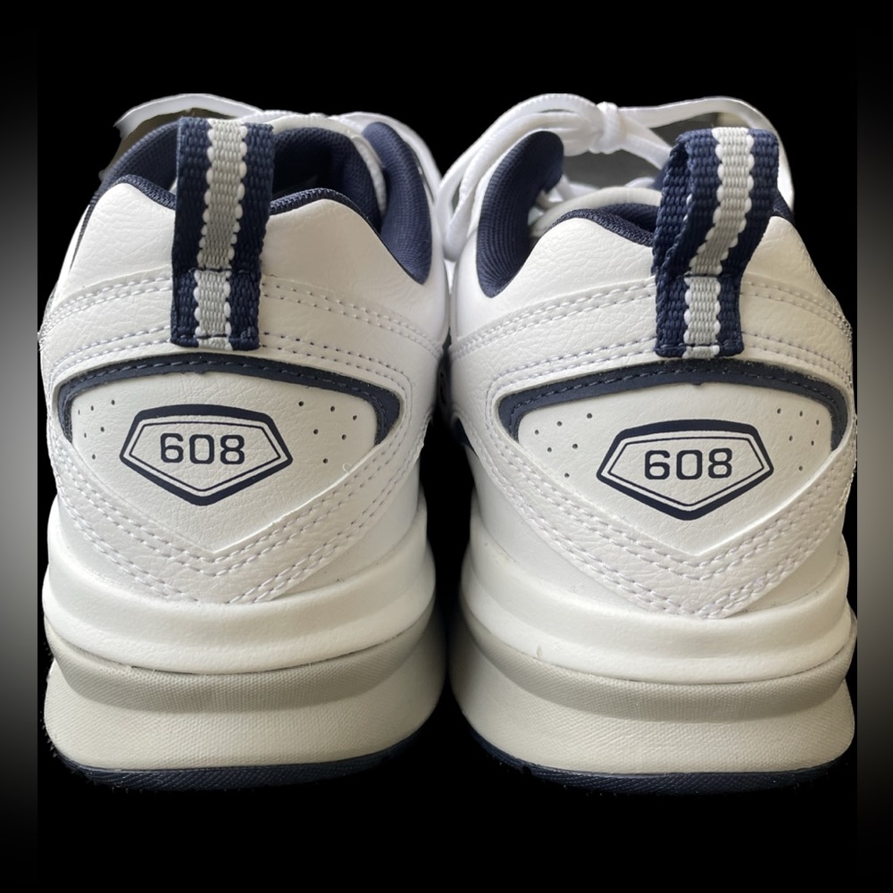 “NEW BALANCE 608”, NWOT, Men’s Sz12, White/Blue Sneakers - Picture 5 of 8